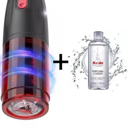 Masturbator RASENGAN 10 z recipročnim gibanjem in 3D teksturirano notranjostjo vagine