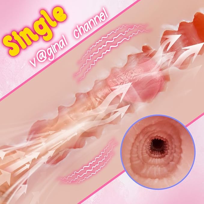 Seks lutka za moške s 5 načini sesanja in 7 načini vibracij, realistično vagino in anusom, avtomatskim masturbatorjem s 3D vaginalnim kanalom.