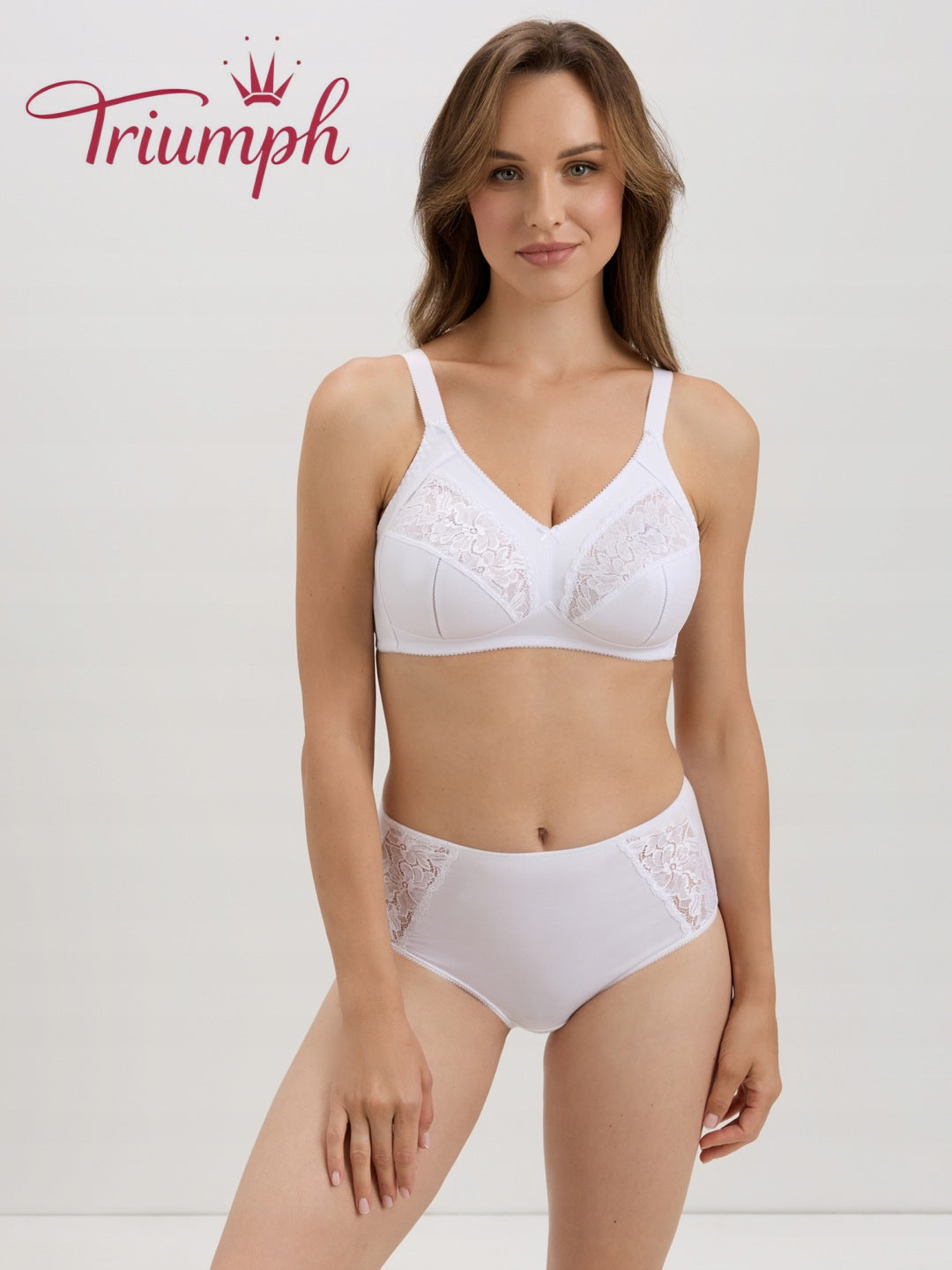 💖Triumph® 4 kosi✨Prozoren, nepodložen modrček za večje prsi